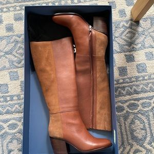 Paige Caroline Knee High Brown Riding Boot NWT IN BOX size 8